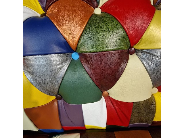 3-zits bank chesterfield, kameleon, meerkleurig - afbeelding 6 van  7