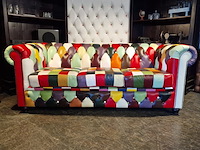 3-zits bank chesterfield, kameleon, meerkleurig - afbeelding 1 van  10