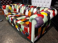 3-zits bank chesterfield, kameleon, meerkleurig - afbeelding 3 van  10
