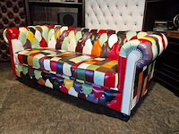 3-zits bank chesterfield, kameleon, meerkleurig - afbeelding 4 van  10