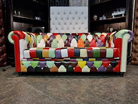 3-zits bank chesterfield, kameleon, meerkleurig - afbeelding 5 van  10