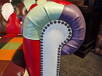 3-zits bank chesterfield, kameleon, meerkleurig - afbeelding 8 van  10