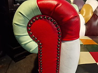 3-zits bank chesterfield, kameleon, meerkleurig - afbeelding 9 van  10