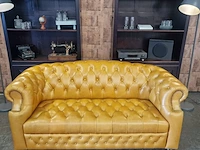 3-zits bank chesterfield, stamford, geel/bruin - afbeelding 8 van  8
