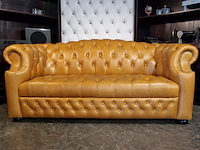 3-zits bank chesterfield, stamford, oranje - afbeelding 3 van  7