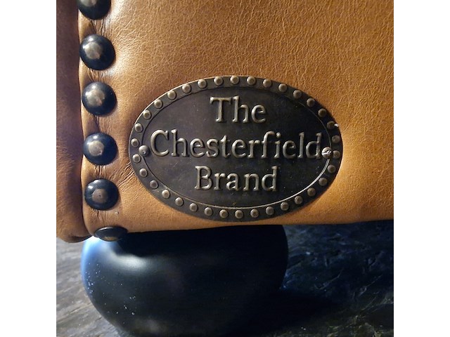 3-zits bank chesterfield, stamford, oranje - afbeelding 7 van  7