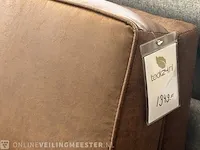 3 zits bank cognac/bruin - afbeelding 5 van  5