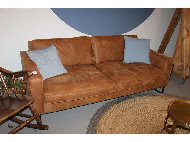 3-zits bankstel met twee extra kussens. afmeting 203 x 103 x 80 cm. - afbeelding 3 van  3