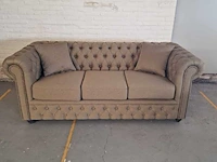 3-zitsbank chesterfield, bahama, bruin - afbeelding 5 van  7