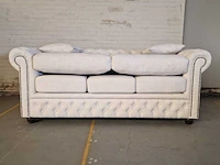 3-zitsbank chesterfield, bahama, creme - afbeelding 3 van  7