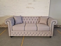 3-zitsbank chesterfield, bahama, grijs - afbeelding 2 van  8