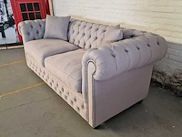 3-zitsbank chesterfield, bahama, grijs - afbeelding 7 van  8