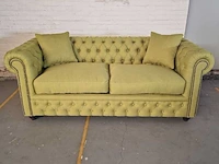 3-zitsbank chesterfield, bahama, groen - afbeelding 9 van  10