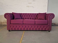 3-zitsbank chesterfield, bahama, roze - afbeelding 1 van  6