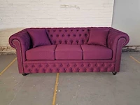 3-zitsbank chesterfield, bahama, roze - afbeelding 2 van  6