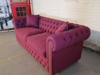 3-zitsbank chesterfield, bahama, roze - afbeelding 4 van  6