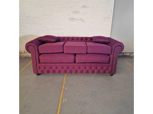 3-zitsbank chesterfield, bahama, roze - afbeelding 5 van  6