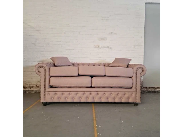 3-zitsbank chesterfield, bahama, roze - afbeelding 3 van  9