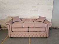 3-zitsbank chesterfield, bahama, roze - afbeelding 4 van  9
