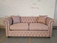 3-zitsbank chesterfield, bahama, roze - afbeelding 5 van  9