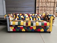 3-zitsbank chesterfield, brighton, meerkleurig - afbeelding 1 van  4