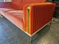 3-zitsbank chesterfield, dapto, oranje - afbeelding 2 van  4