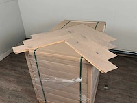 30 m2 parket eiken visgraat mutliplank - 750 x 130 x 14 mm - afbeelding 4 van  4