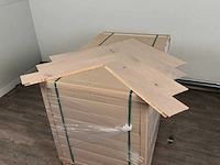 30 m2 parket eiken visgraat mutliplank - 750 x 130 x 14 mm - afbeelding 4 van  4