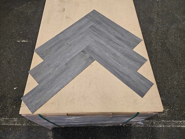 30 m2 pvc dryback visgraat - 610 x 150 x 2,5 mm - afbeelding 3 van  3
