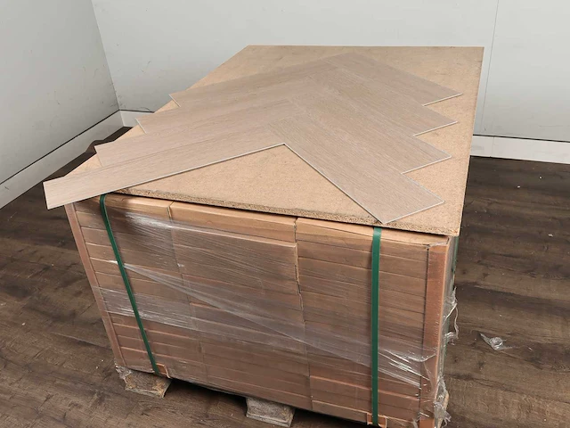 30 m2 pvc spc click visgraat met xps onderlaag - 610 x 150 x 5 mm - afbeelding 4 van  4