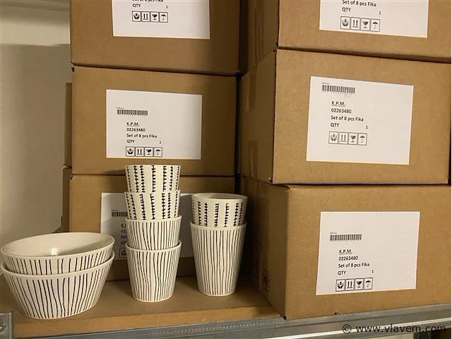 30 stuks servies gusta fika - afbeelding 1 van  2