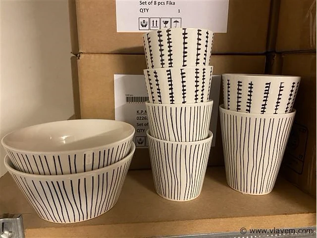 30 stuks servies gusta fika - afbeelding 2 van  2