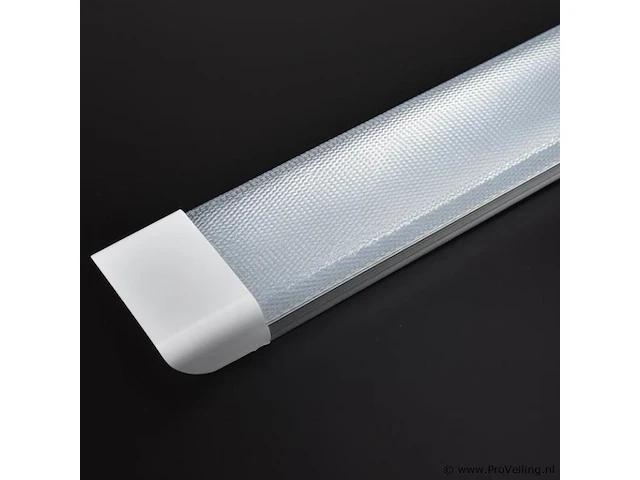 30 x led batten 120w met lens – 120cm – 6500k koud wit – stofdicht – 30.000h - afbeelding 2 van  5