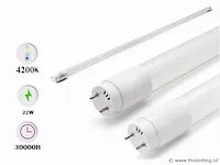30 x led tube 22w 150cm 4200k neutraal wit - afbeelding 1 van  4