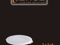 30 x tweekleurig led-paneel – wit / koud wit – 6w (3w + 3w) – aan/uit – binnen – smd – 100 mm - afbeelding 5 van  5
