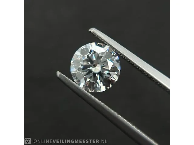 3.00 carat genuine round brilliant shape (certified) - afbeelding 2 van  3