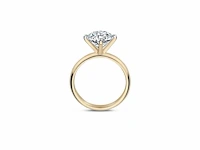 3.00 karaat diamanten solitaire ring in geel goud - afbeelding 6 van  6