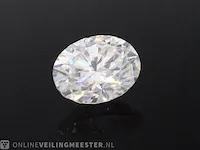 3.00 karaat ovaal briljant (gecertificeerd) - afbeelding 2 van  3