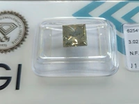 3.02 ct natuurlijk diamant ( igi gecertificeerd ), natuurlijke fancy yellowish green - afbeelding 7 van  11