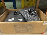 30x heren t-shirt met ronde hals en lange mouwen lower east - afbeelding 1 van  4