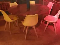 30x kuipstoel geel - afbeelding 5 van  6