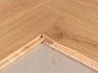 31 m2 parket eiken visgraat mutliplank - 660 x 110 x 14 mm - afbeelding 2 van  4