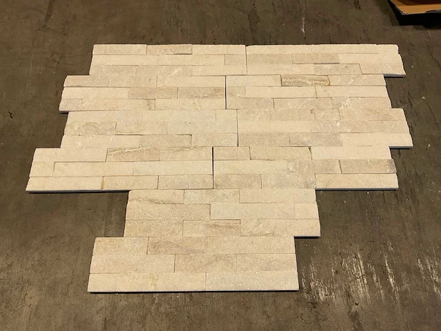 31,2 m² stone design siersteenstrip canyon wit - afbeelding 2 van  5