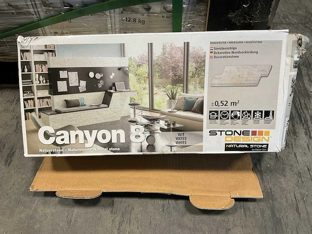 31,2 m² stone design siersteenstrip canyon wit - afbeelding 3 van  5