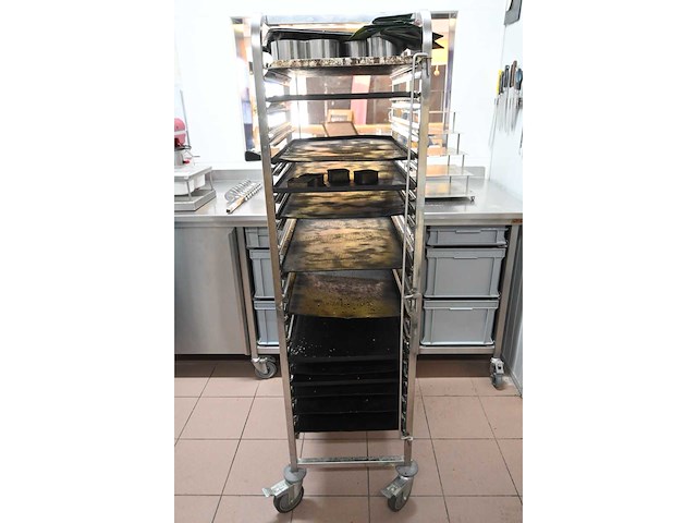 32-delige rvs patisseriewagen - afbeelding 3 van  3