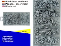 320-delige set met alu popnagels/rivet - afbeelding 1 van  1
