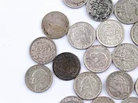33 zilveren munten koningin wilhelmina - afbeelding 7 van  10
