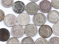 33 zilveren munten koningin wilhelmina - afbeelding 8 van  10