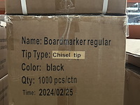 3300x boardmarker regular chisel tip zwart sam creative - afbeelding 4 van  4