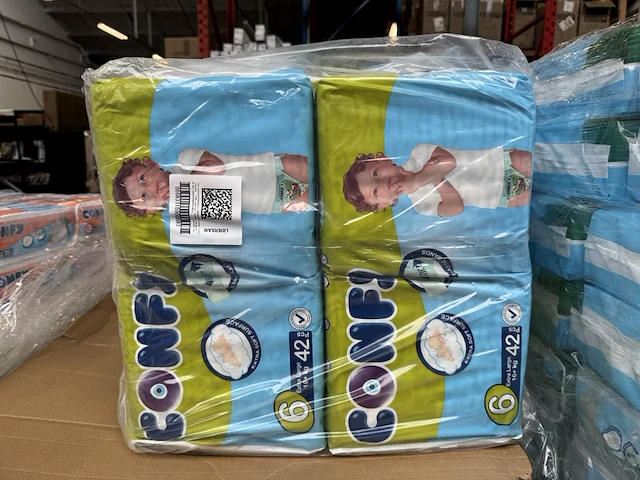 336x luier maat 6 extra large 16+ kg (8 pakken van 42 stuks) confy - afbeelding 1 van  2